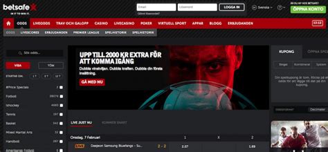 Välkomstbonus på odds hos Betsafe.
